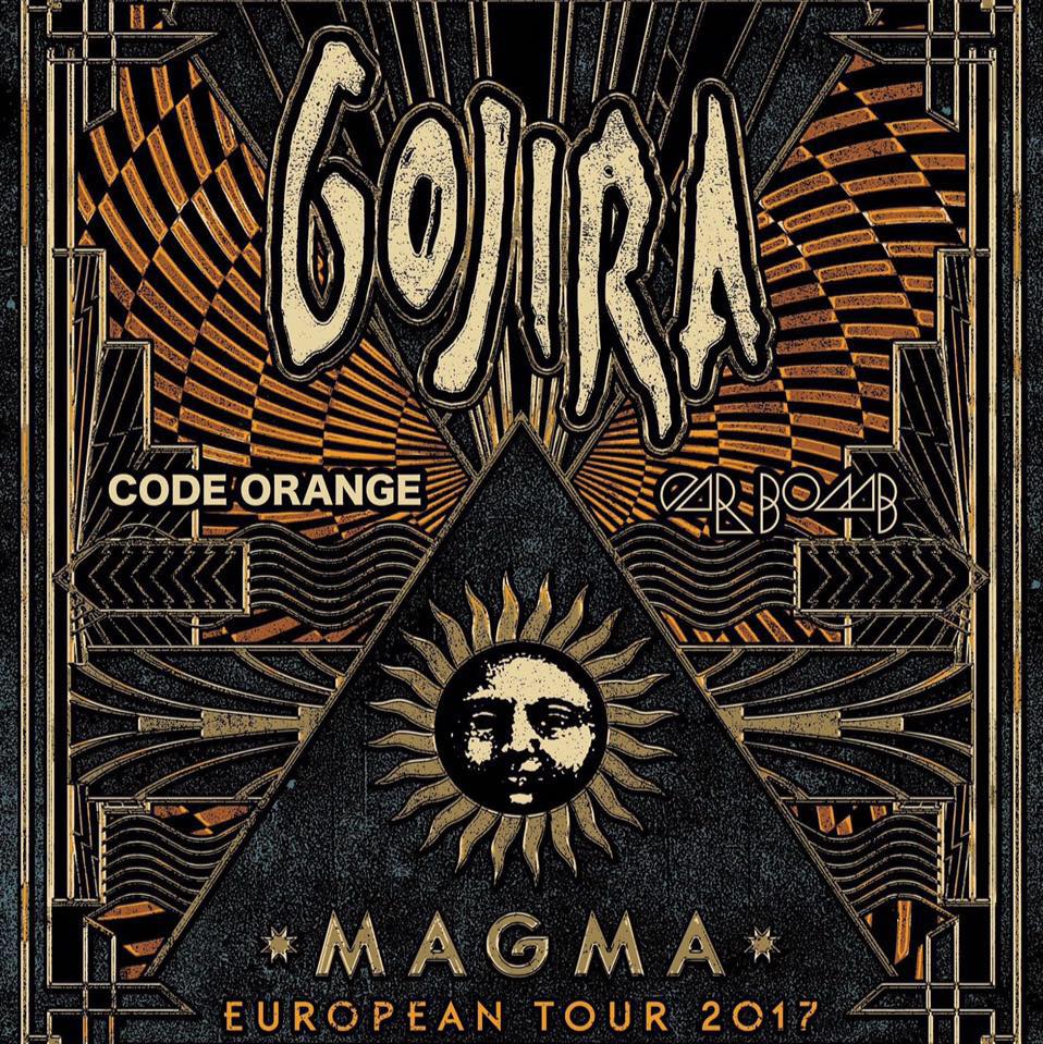 Gojira + Code Orange + Car Bomb AB Brussel 20 maart 2017 AmpedUp